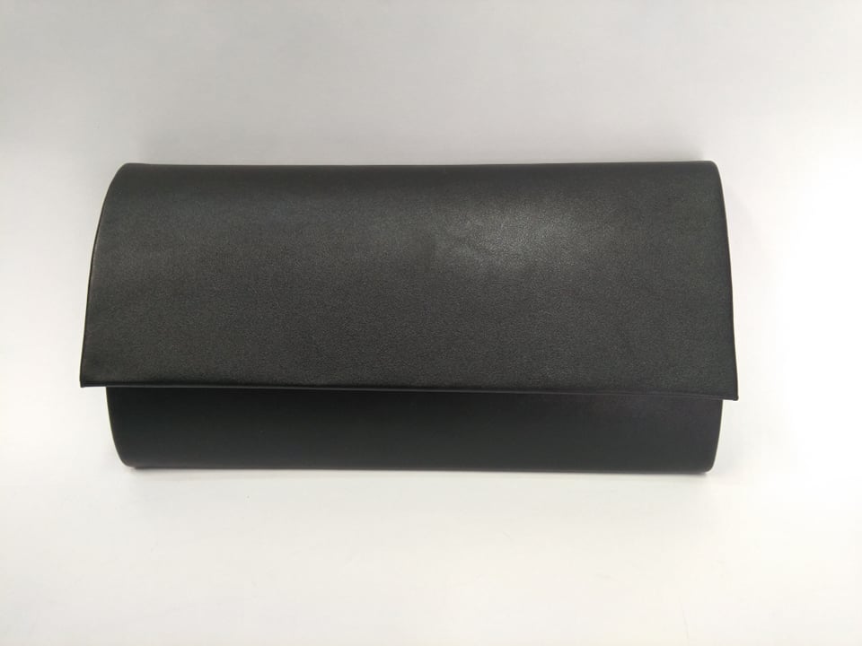 Společenská kabelka - psaníčko  černá mat