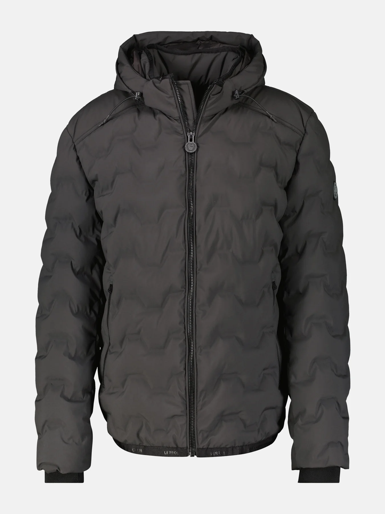 Pánská zimni bunda s kapucí černá