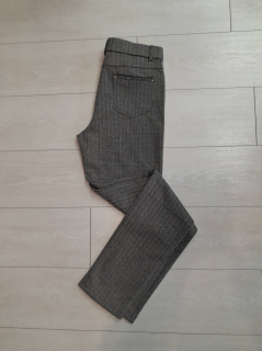 Dámské kalhoty Louna - černošedé vzor
