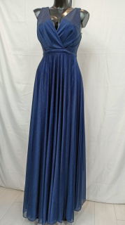 Společenské šaty dlouhé modrá