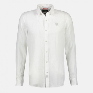 Pánská lněná košile bílá